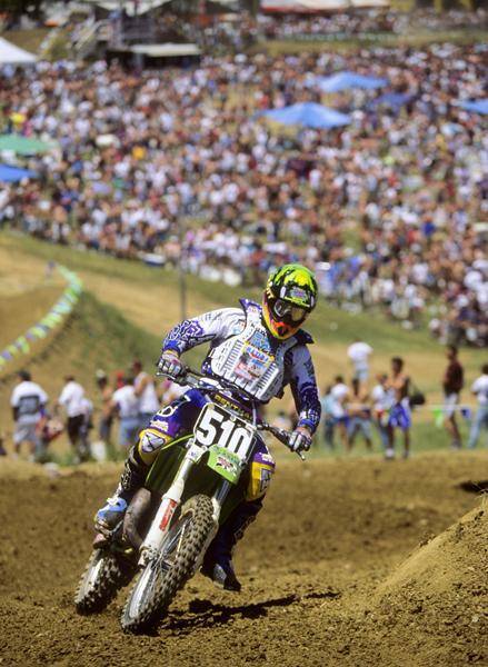 The 1994 debut at Mt. Morris where Kevin led the first moto till the final lap when Doug Henry past him. He was just 16 years old on this day.