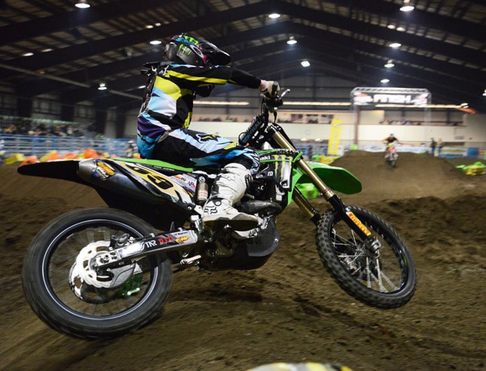 Jesse Pettis is looking more and more comfortable on the big bike. A couple more inches and a few more pounds and he'll be nearly invincible in the Intermediate class.