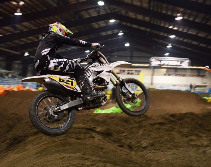 Kyle Springman has quietly taken over the lead in both Intermediate classes. He also took a shot at the Pro class and ran in fourth for several laps.