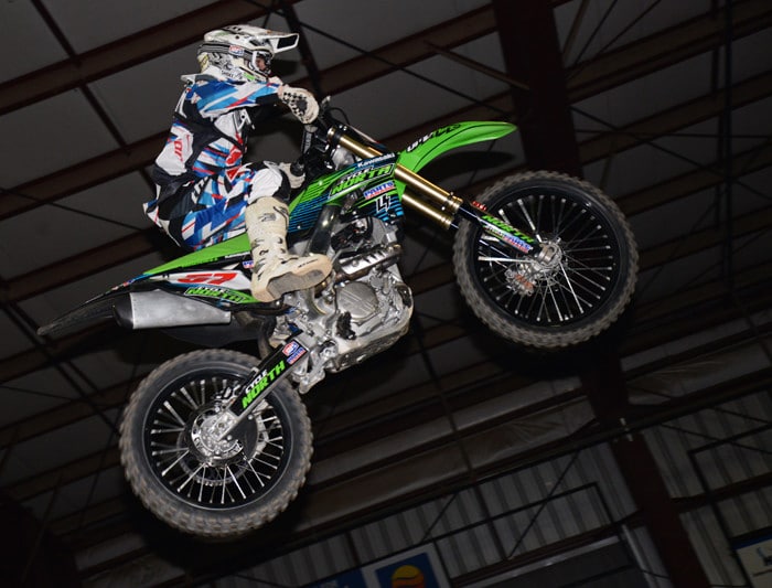 Wyatt Waddell is flashier and probably a bit faster when he's upright, but he has been plagued with crashes. When Paulik DNF’d this weekend Waddell took over the lead in the 250 Junior class, and he's within 4 points in the Open Jr. class.