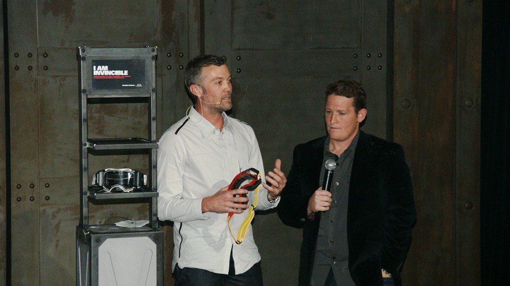 Here is Ricky along with Oakley's Global Goggle Category Manager, Andy McSorley.