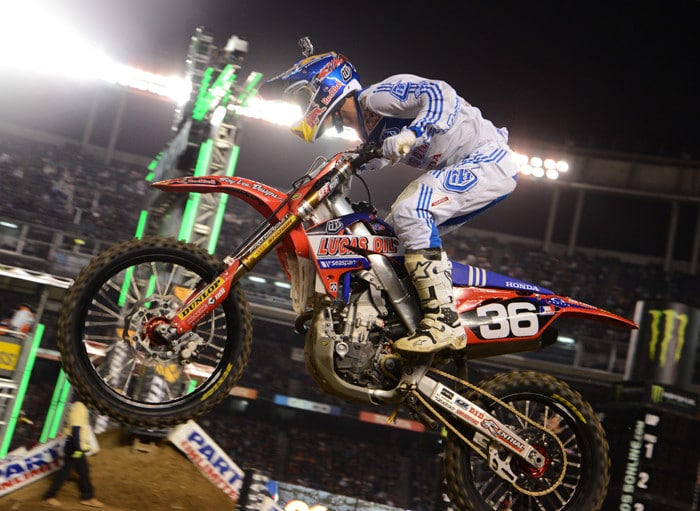 The Troy Lee guys have struggled a bit in the series, but they always look great! This is Jessy Nelson.