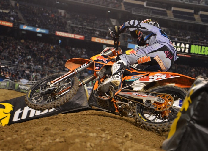 After a couple years struggling with consistency, Ken Roczen appears to have it all worked out for 2013. He was a solid 2nd in San Diego and said he considered it a win at this point.