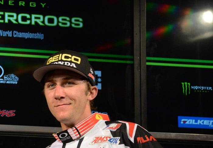 Tomac was pretty pleased with himself after winning San Diego but he still has a mountain to climb if he wants to retain his #1 plate.