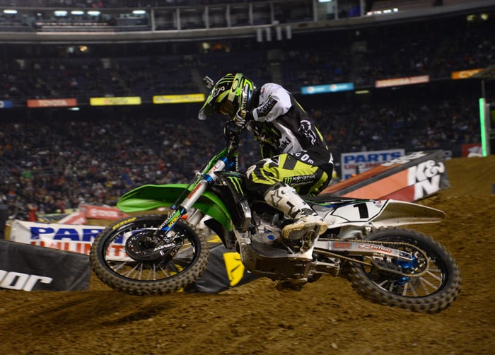 Up close, Villopoto is still perhaps the most impressive rider on the track. He charges like no other.