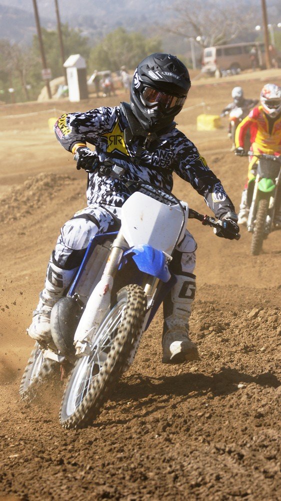 Shawn Maffenbeier is starting to get the feel for the YZ250 two stroke.