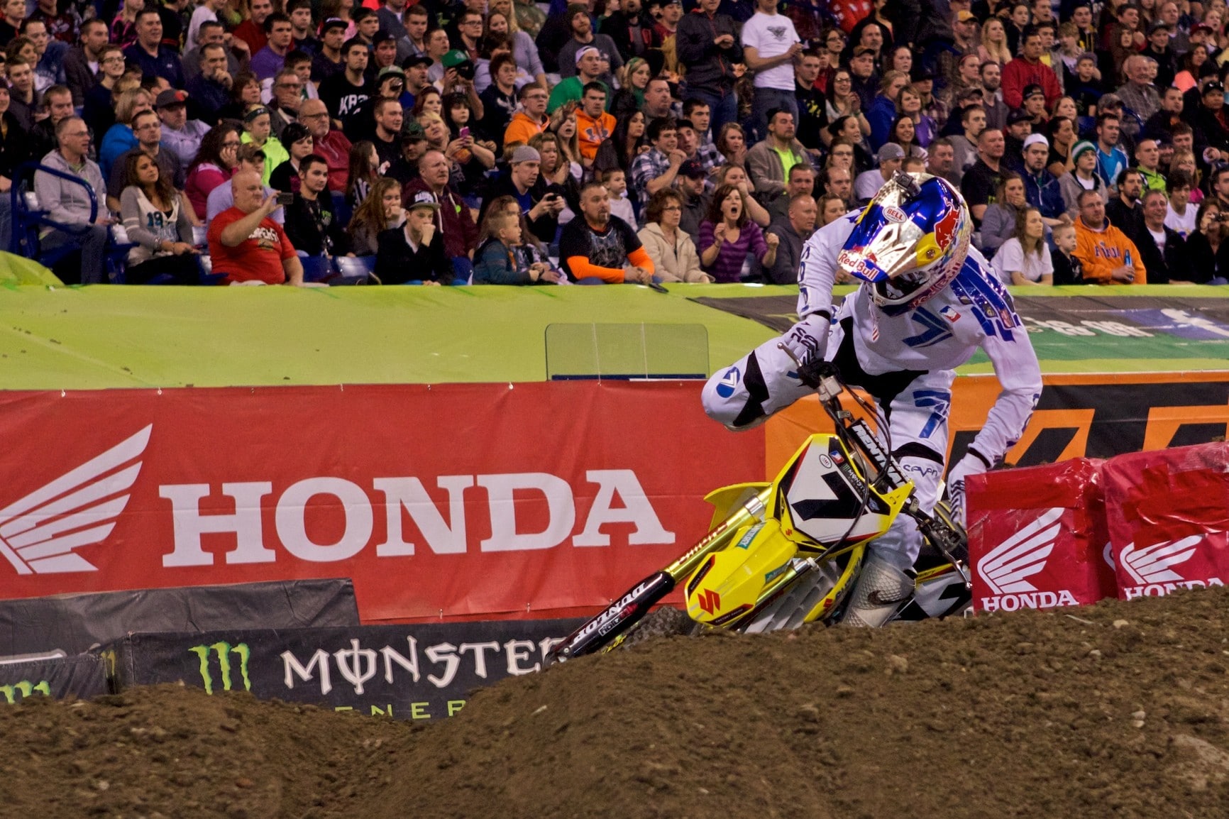James Stewart had this little stall that stole the win from him. Photo by Matt Wellumson