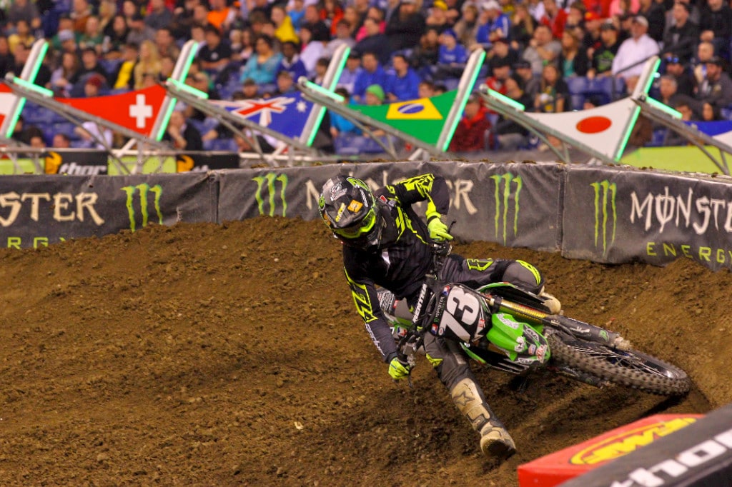 Within reach of a podium finish for most of the race, Privateer A J Catanzaro impressed many with his consistent riding throughout the race for a finish of 4th overall. It is always awesome to see the privateer riders take on the factory bikes!